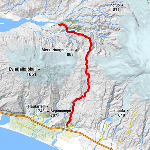 Skógafoss - Magni - Heljarkambur - Snorraríki
