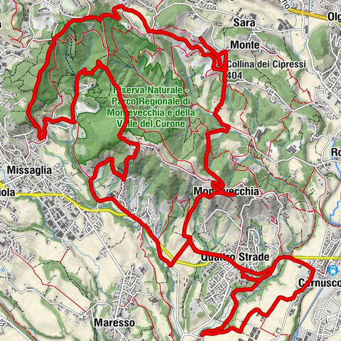 Quattro Strade - Chiesetta di San Giuseppe - Collina dei Cipressi - Merate