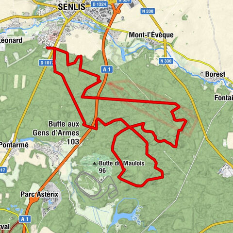 Senlis - Butte aux Gens d'Armes