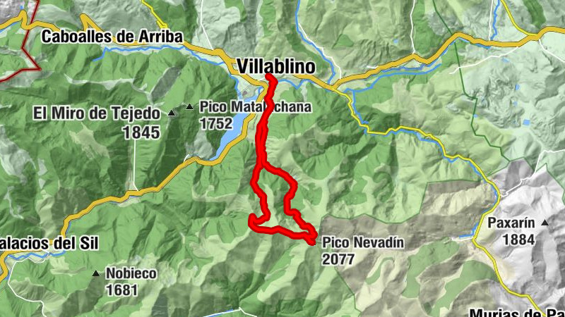 Villablino - El Miro de Rabón - Boqueta de Fuentefría - Pico Nevadín