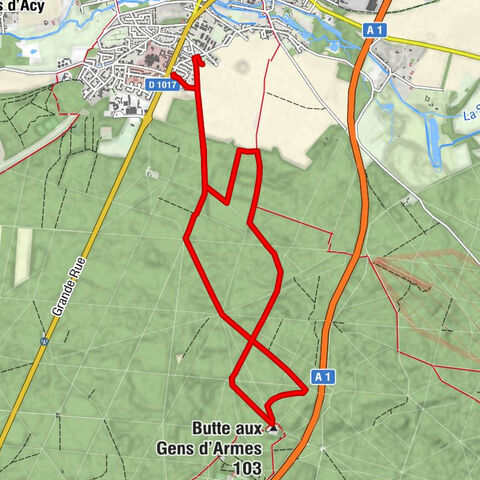 Senlis - Butte aux Gens d'Armes