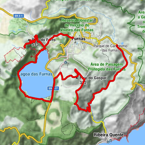 Furnas - Pico do Ferro - Pico do Gaspar - Ribeira Quente