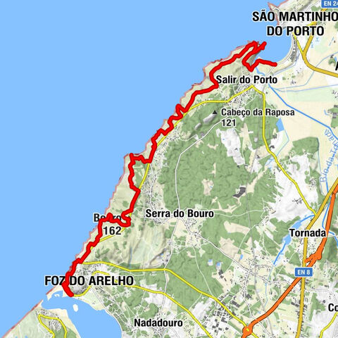 Foz do Arelho - Bouro - Capela da Senhora de Sant'Ana - Tornada e Salir do Porto