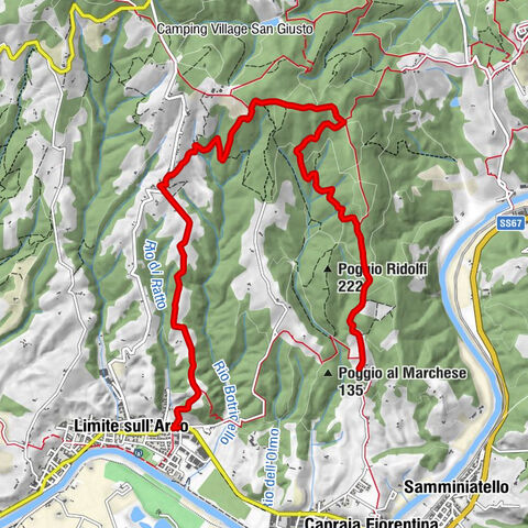 Lowengrube - Limite sull'Arno - Poggio Montereggi - Osteria Cantagallo