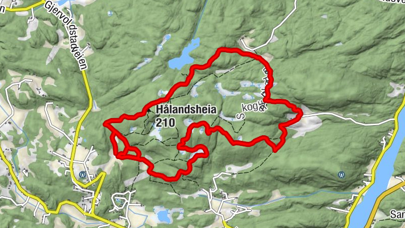Lindesnes - Hålandsheia - Torvmyra - Flovarden