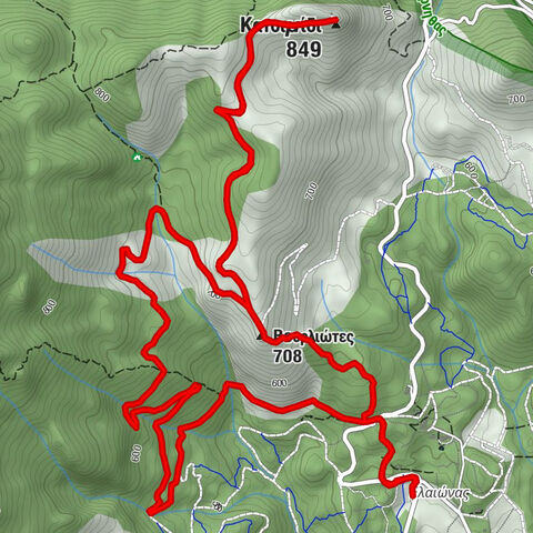 Κοινότητα Αχαρνών - Βουρλιώτες - Κατσιμίδι - Πηγή Δεξαμενη Κιθάρα