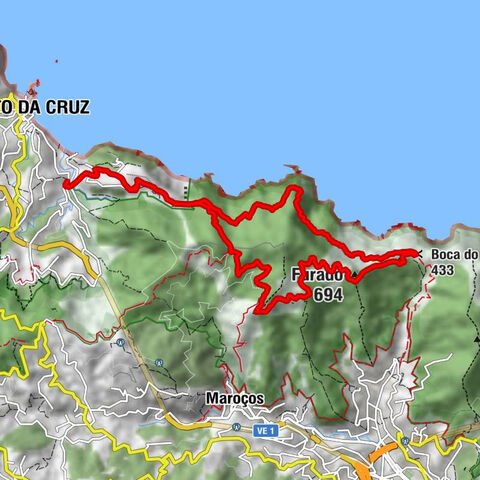 Porto da Cruz - Cancela - Boca do Risco - Furado