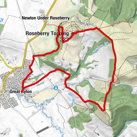 Great Ayton - Roseberry Topping - Little Roseberry