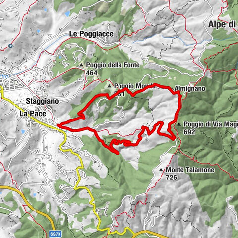 Arezzo - Poggio Almignano - Poggio dei Vecchi - Peneto