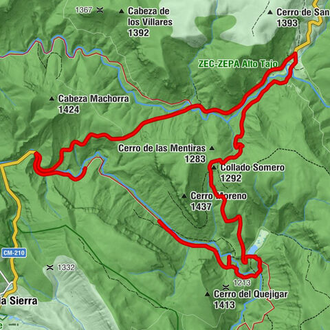 Fuente del Berro - Collado Somero - Poveda de la Sierra