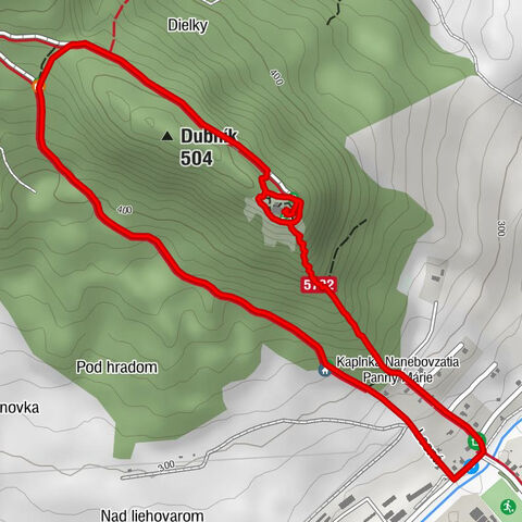Kapušany - Dubník - Kaplnka Nanebovzatia Panny Márie - Vajcovka