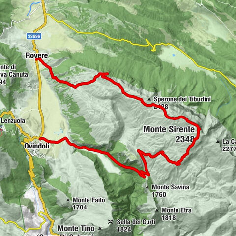 Rovere - Rifugio La Vecchia - Monte Sirente - Ovindoli