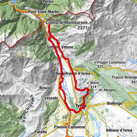 IVREA Loop Ivrea - Carema