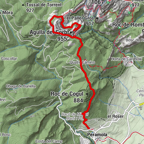 Peramola - Forat del Corb - Roca del Corb