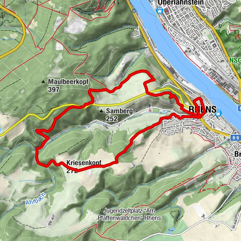 Rhens - Kriesenkopf - Langäer Heiligenhäuschen