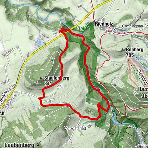 Maierhöfen - Riedholz - Erste Wasserfälle - Grünenbach