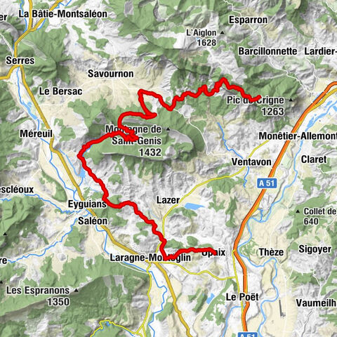 Savournon - Pas de Jubéo - Église Saint-Louis-de-France - Upaix