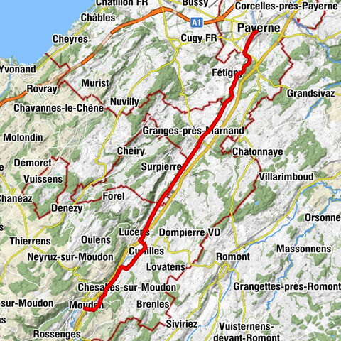 Abbatiale - Payerne - Henniez - Le Chemin de Fer