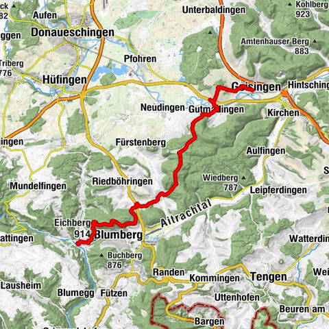 East Route: Geisingen - Achdorf