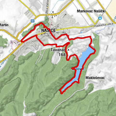 Našice - Tavanac - Čimen