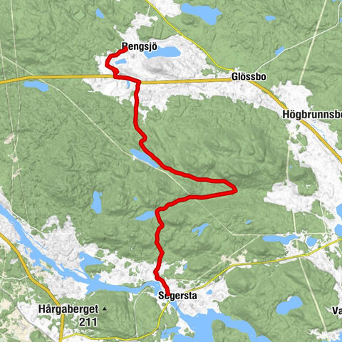 Segersta - Berga - Görtsberg - Västerby