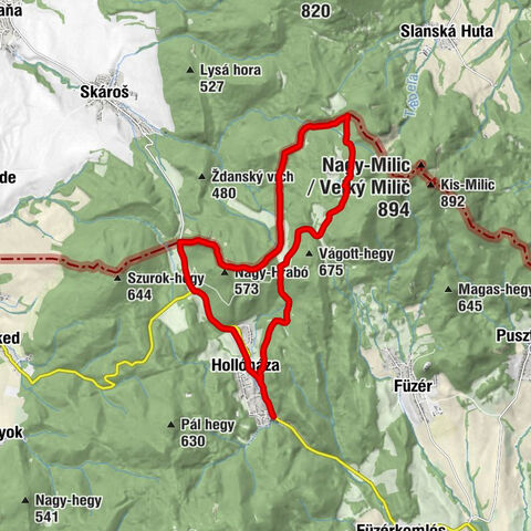 Hollóháza - Mokrina-tető - Farkasortási-forrás