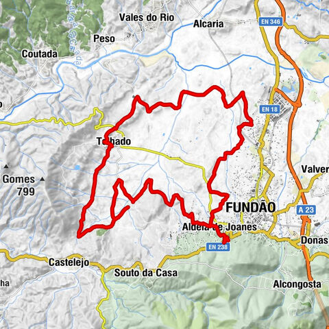 Fundão - Igreja Paroquial do Telhado - Capela de Nossa Senhora da Rosa - Senhora do Miradouro