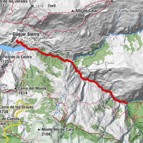 Güéjar Sierra - Maitena - Los Castaños - Mesón Barranco de San Juan