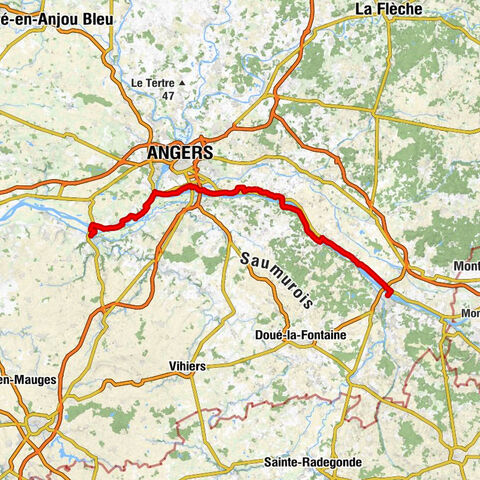 Saumur - Église Saint-Genulf - Église Saint-Rémy - Chalonnes-sur-Loire