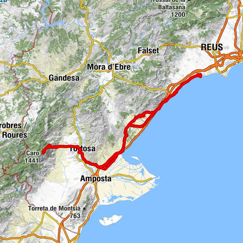Cambrils - Coll del Vicari - Caro - el Faro