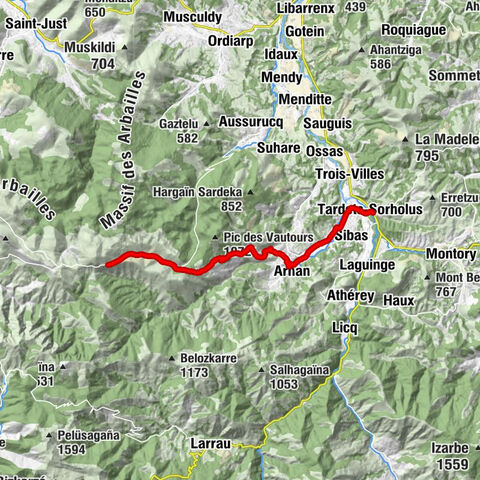Les Pyrénées - Tardets-Sorholus - Alos - Alçay-Alçabéhéty-Sunharette