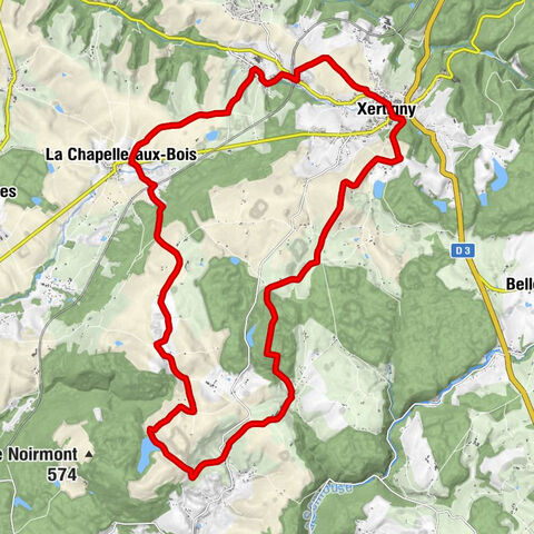 La Chapelle-aux-Bois - Haudompré - Église Sainte-Valburge - Xertigny