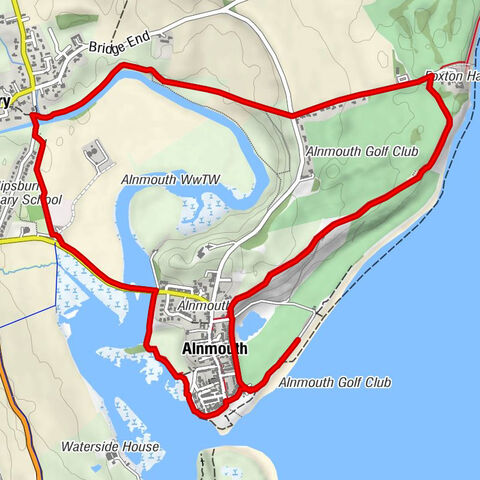 Alnmouth - Lesbury - Hipsburn
