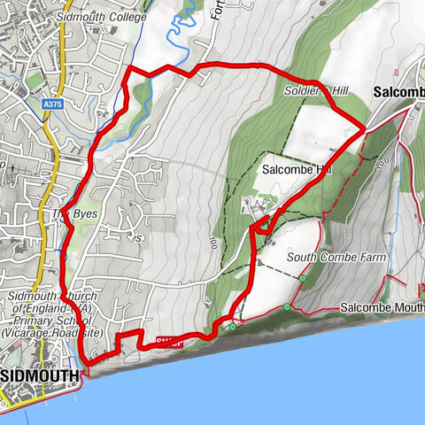 Sidmouth - Salcombe Regis