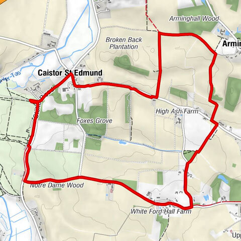 Caistor St Edmund and Bixley - Arminghall - Caistor St Edmund - Saint Edmunds