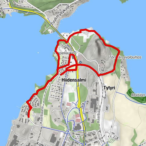 Lohja - Tytyri - Hiidensalmi