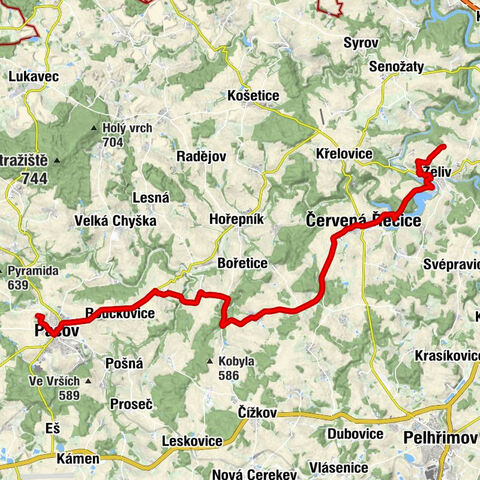 Želiv - Na Kocandě - Svatý Michael archanděl - Pacov