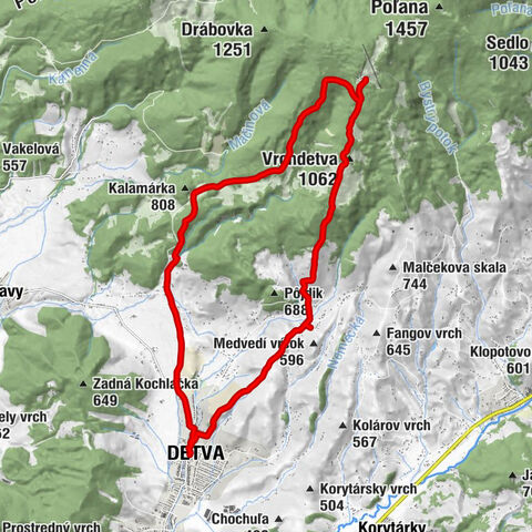 Detva - Vrchdetva - Kalvária - Kostol sv. Františka z Assisi