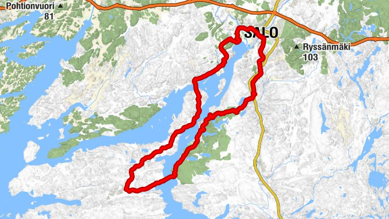 Hermanni - Syrjäkulma - Kimito - Salo