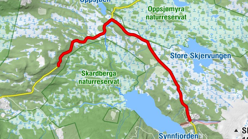 Nordre Land - Oppsjøen - Oppsjøkrysset