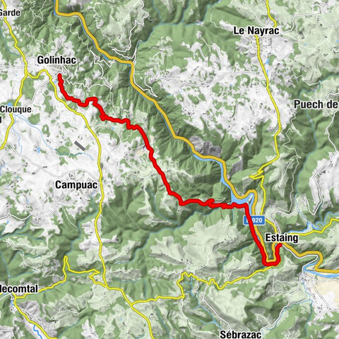 Estaing - Le Pont d'Estaing - Chapelle du Pont - Golinhac