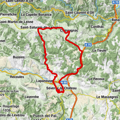 Champ d'Anne - Église Saint-Saturnin - Église Saint-Pierre - Les Calquières