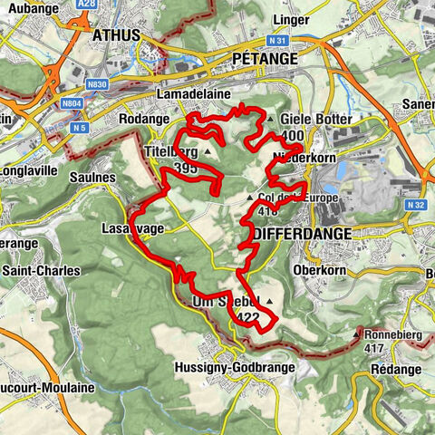 Lamadelaine - Bei der Giedel Fond-de-Gras - Auberge de la Promenade - Sainte-Madeleine