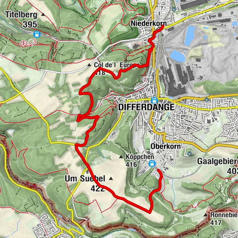 Oberkorn - Differdange - Niederkorn