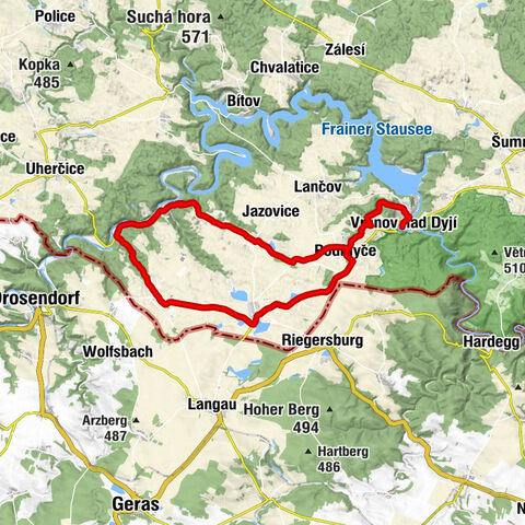 Vranov nad Dyjí - Stětí sv. Jana Křtitele - kaple sv. Jana a Pavla - Nanebevzetí Panny Marie