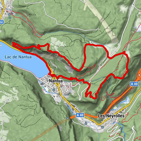 Le Chateau - Le Fulet - Belle Rive - Nantua