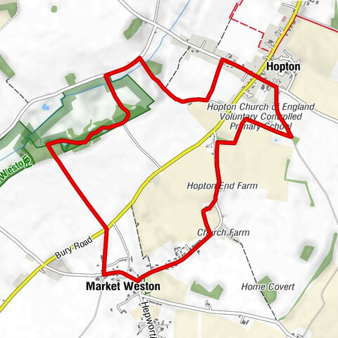 All Saints' - St Mary, Market Weston - Hopton Methodist Church - Hopton