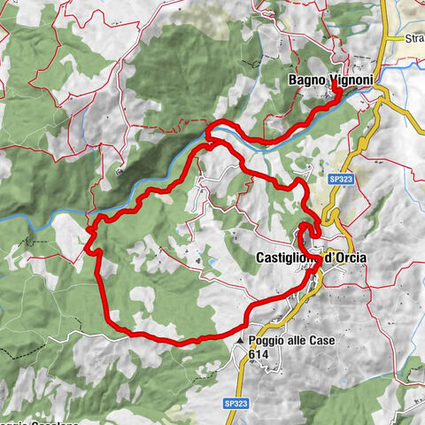 Bagno Vignoni - Chiesa di Santa Maria Maddalena - San Simeone - San Sebastiano