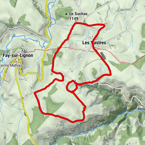 Les Vastres - Église Sainte-Anne - Le Pau - Créaux