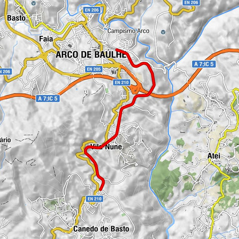 Arco de Baúlhe e Vila Nune - Vila Nune - Lugar do Fontelheiro - Arco de Baúlhe